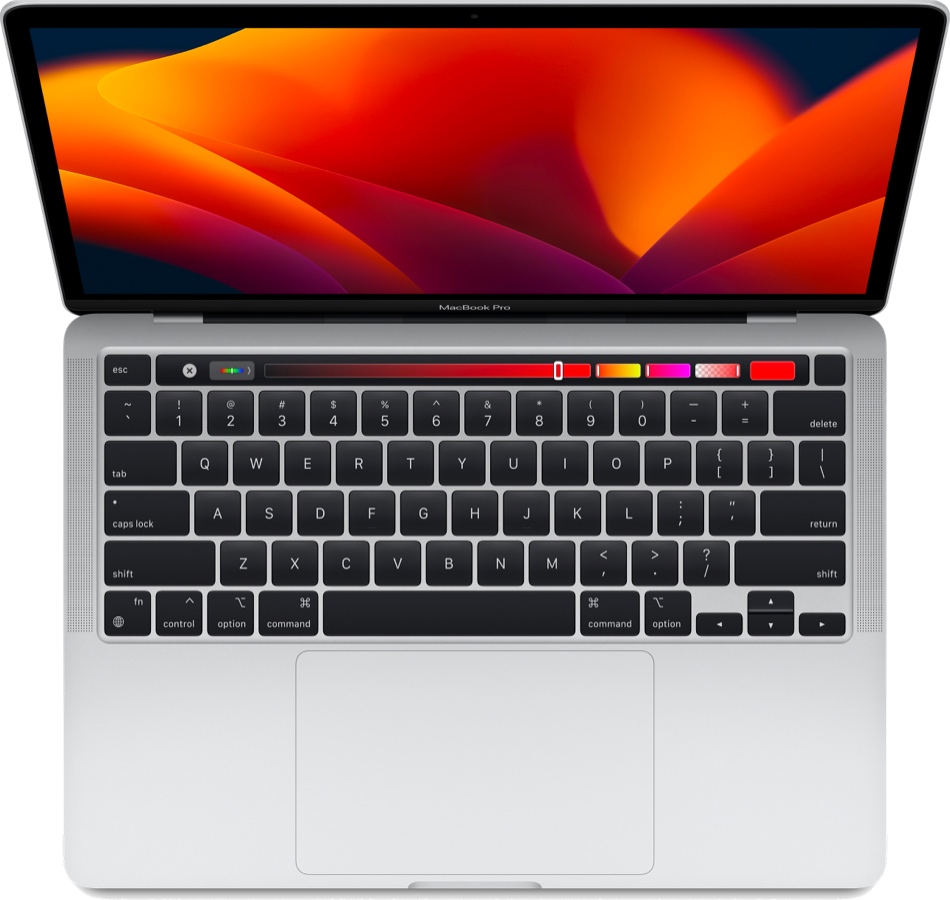 MacBook Pro 13" Silver M1 8GB SSD (2020) - Mac minder