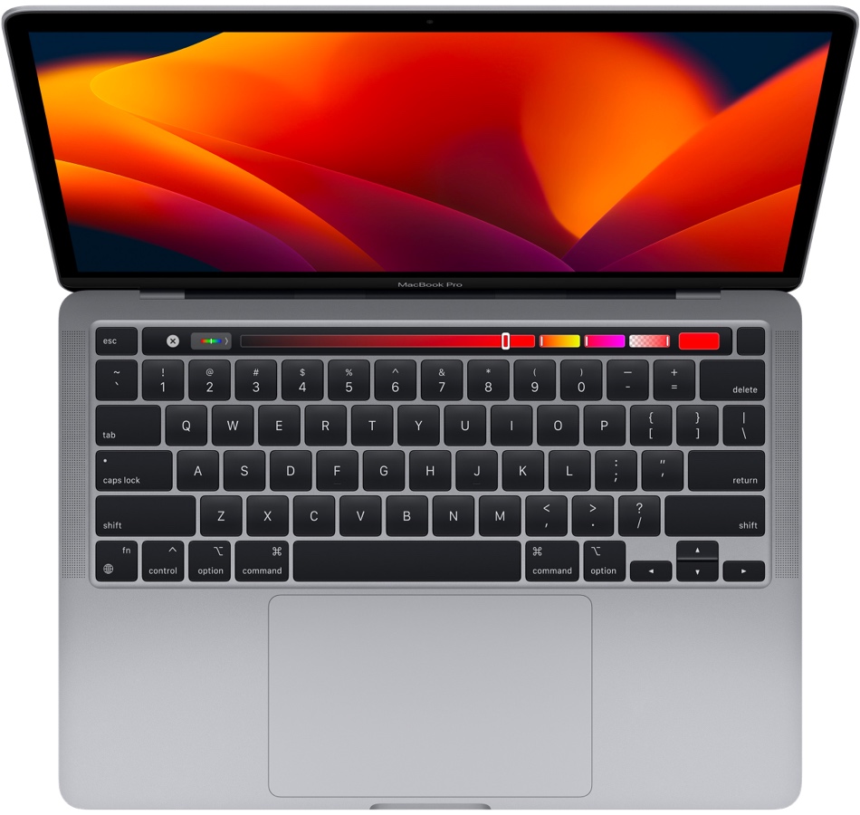 gebroken rechtop Blauw MacBook Pro 13" Space Gray M1 8GB 256GB SSD (2020) - Mac voor minder